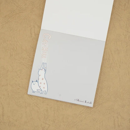 Kinose Printing Cat Hill Green Block Memo Pad