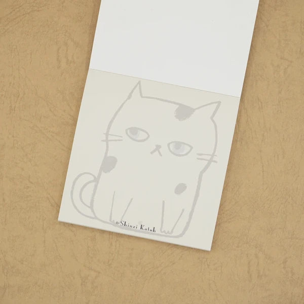 Kinose Printing Cat Hill Pink Block Memo Pad