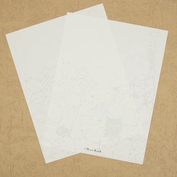 Kinose Printing Cat Hill LS-01061 Letter Set