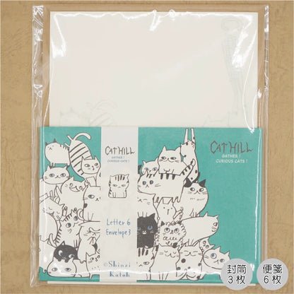 Kinose Printing Cat Hill LS-01061 Letter Set