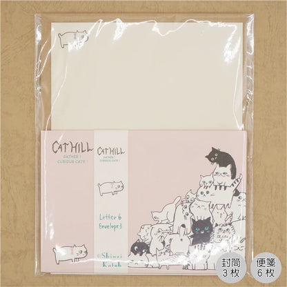 Kinose Printing Cat Hill LS-01062 Letter Set