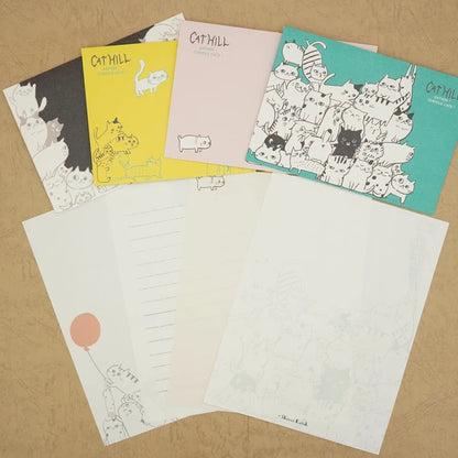 Kinose Printing Cat Hill LS-01062 Letter Set