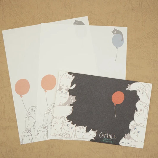 Kinose Printing Cat Hill Black Letter Set