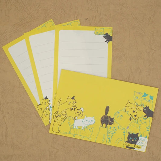 Kinose Printing Cat Hill ML-01011 Mini Letter Set