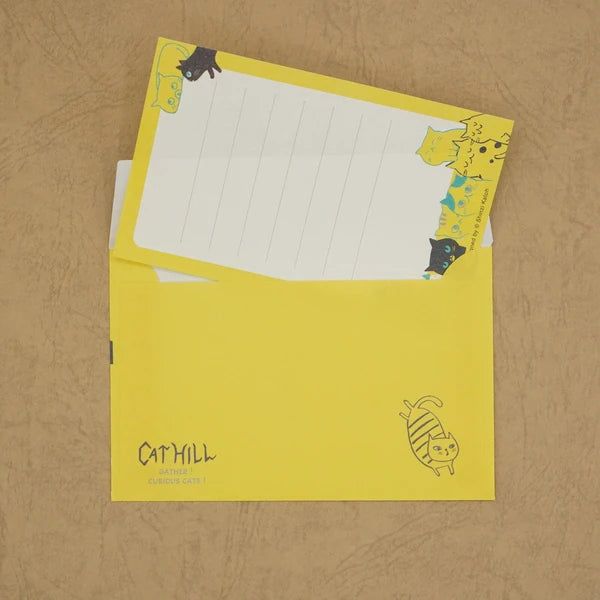 Kinose Printing Cat Hill ML-01011 Mini Letter Set