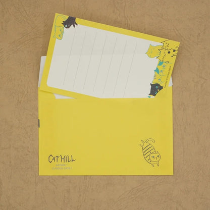 Kinose Printing Cat Hill ML-01011 Mini Letter Set