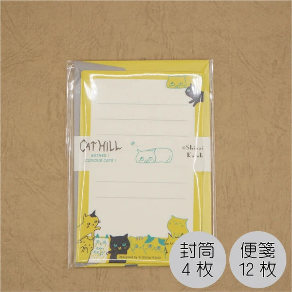 Kinose Printing Cat Hill ML-01011 Mini Letter Set