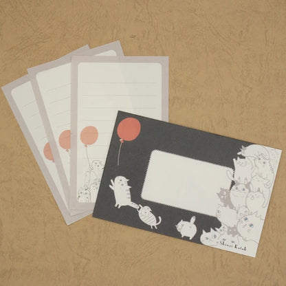 Kinose Printing Cat Hill ML-01012 Mini Letter Set