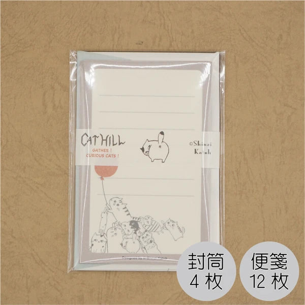 Kinose Printing Cat Hill ML-01012 Mini Letter Set