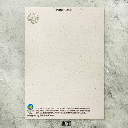 SEAL-DO PRINTING Banana Paper Postcard POP Set - Sorabear