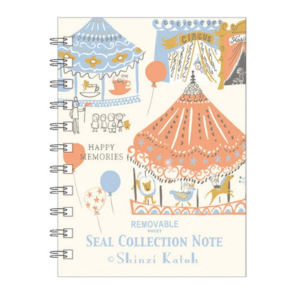 SEAL-DO PRINTING Shinzi Katoh Sticker Book - Merry-Go-Round