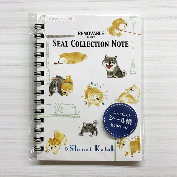SEAL-DO PRINTING Shinzi Katoh Sticker Book - Shiba Inu