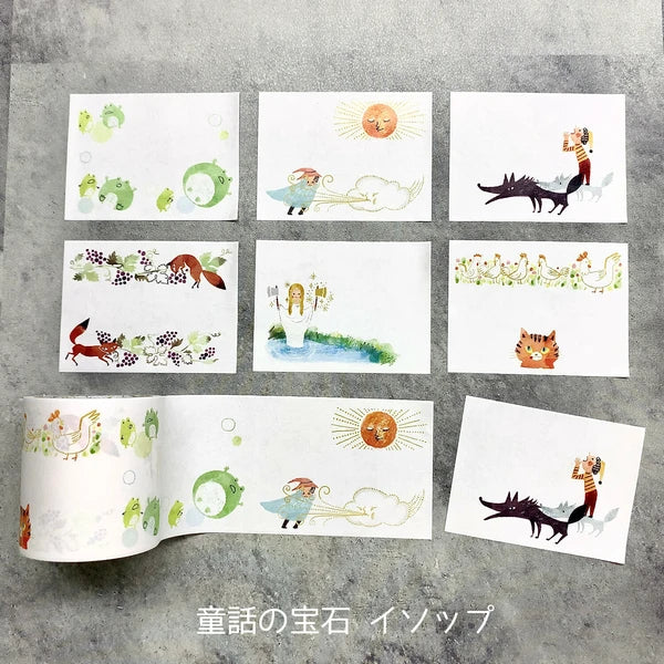 SEAL-DO PRINTING Shinzi Katoh Roll Sticky Notes - Fairy Tale Jewels Aesop