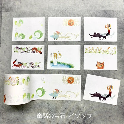 SEAL-DO PRINTING Shinzi Katoh Roll Sticky Notes - Fairy Tale Jewels Aesop