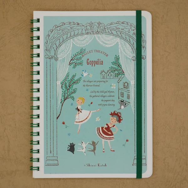 Kinose Printing Ballet Theater Coppélia Ring Notebook
