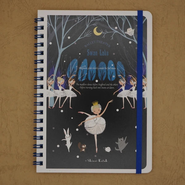 Kinose Printing Ballet Theater Swan Lake Ring Notebook