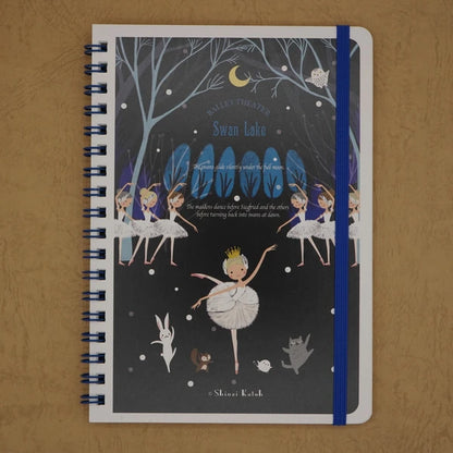 Kinose Printing Ballet Theater Swan Lake Ring Notebook
