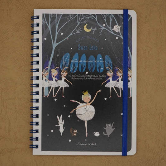 Kinose Printing Ballet Theater Swan Lake Ring Notebook