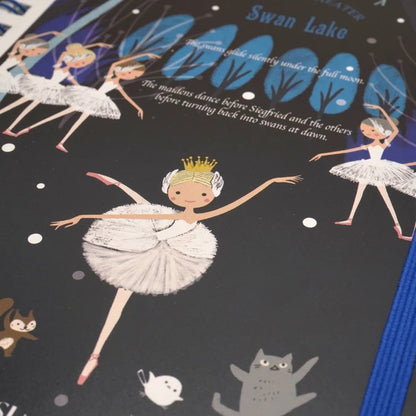 Kinose Printing Ballet Theater Swan Lake Ring Notebook
