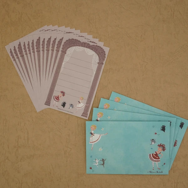 Kinose Printing Ballet Theater Coppélia Mini Letter Set