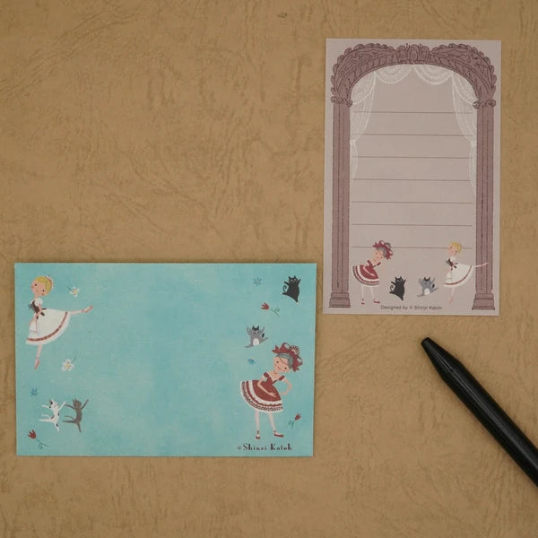 Kinose Printing Ballet Theater Coppélia Mini Letter Set
