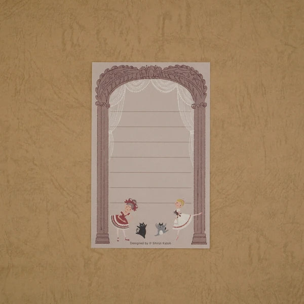 Kinose Printing Ballet Theater Coppélia Mini Letter Set