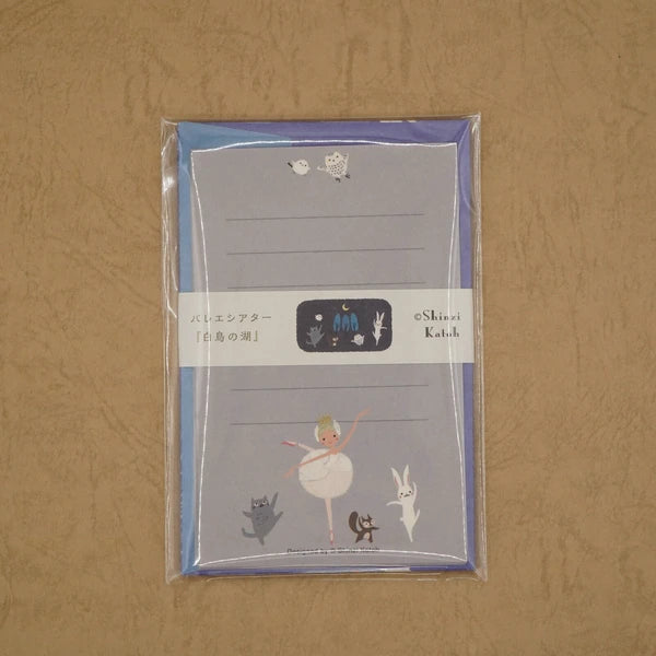 Kinose Printing Ballet Theater Swan Lake Mini Letter Set