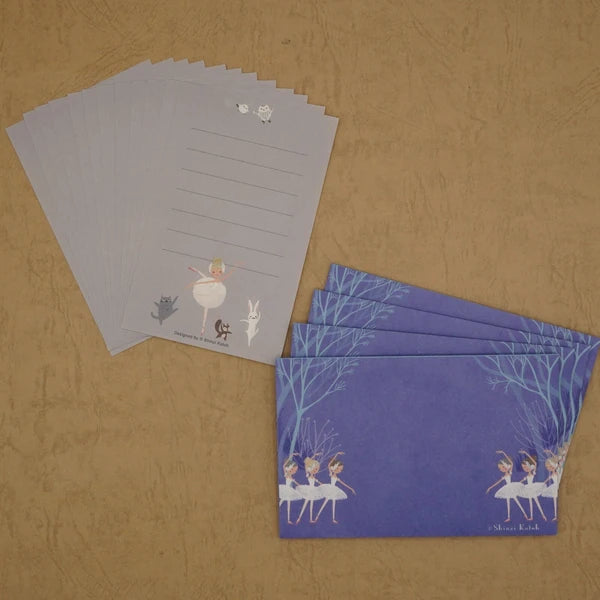 Kinose Printing Ballet Theater Swan Lake Mini Letter Set