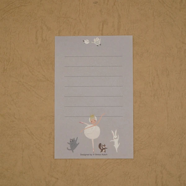 Kinose Printing Ballet Theater Swan Lake Mini Letter Set