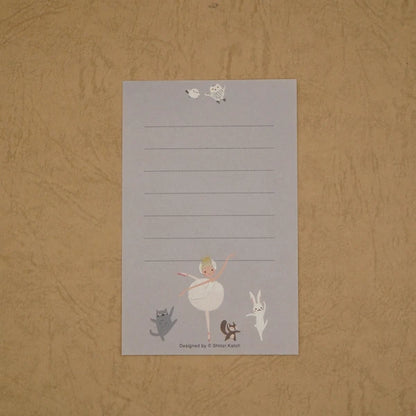 Kinose Printing Ballet Theater Swan Lake Mini Letter Set