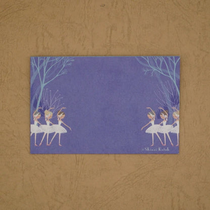 Kinose Printing Ballet Theater Swan Lake Mini Letter Set