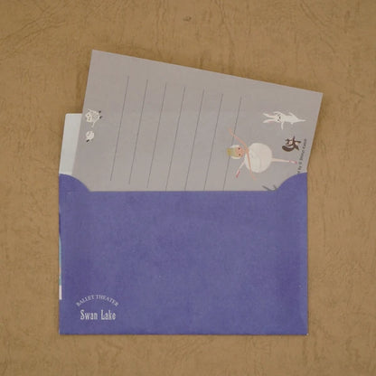 Kinose Printing Ballet Theater Swan Lake Mini Letter Set