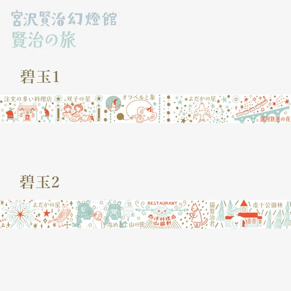 SEAL-DO PRINTING Kenji's Journey Kirapika Masking Tape Display Set