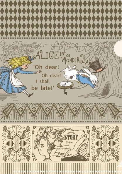 Kinose Printing Alice in Wonderland ACF-02057 Clear File