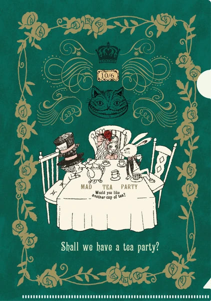 Kinose Printing Alice in Wonderland ACF-02058 Clear File