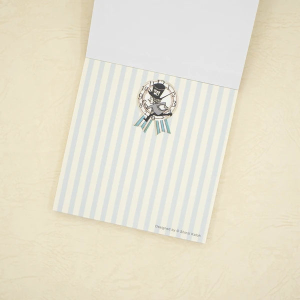 Kinose Printing Alice in Wonderland Open the Door Block Memo Pad