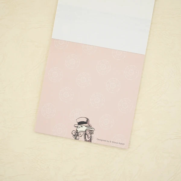 Kinose Printing Alice in Wonderland Open the Door Block Memo Pad