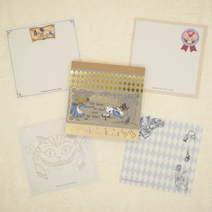 Kinose Printing Alice in Wonderland Block Memo Pad
