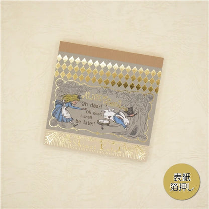 Kinose Printing Alice in Wonderland Block Memo Pad