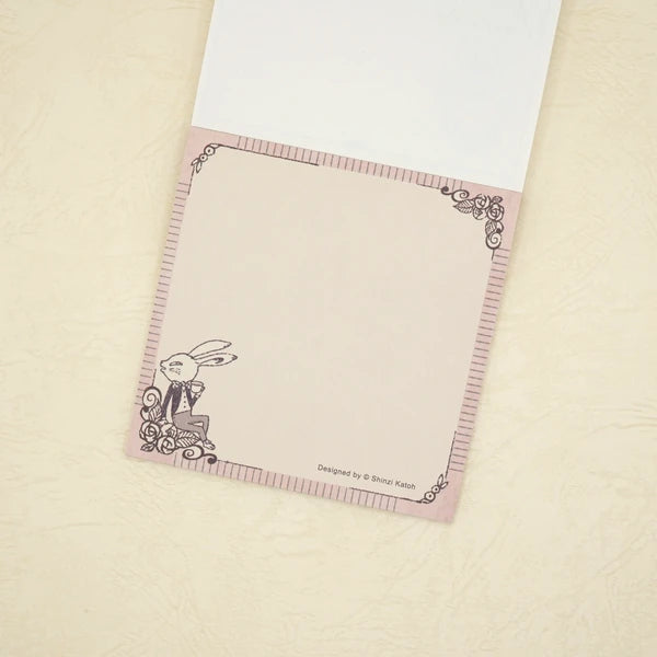 Kinose Printing Alice in Wonderland Mad Tea Party Block Memo Pad