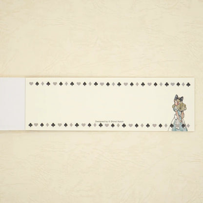 Kinose Printing Alice in Wonderland IM-01017 Mini Letter Pad