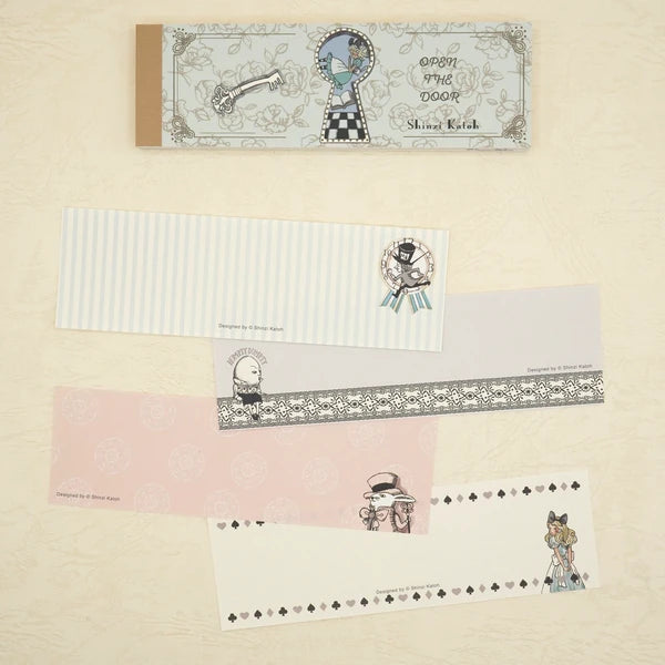 Kinose Printing Alice in Wonderland IM-01017 Mini Letter Pad