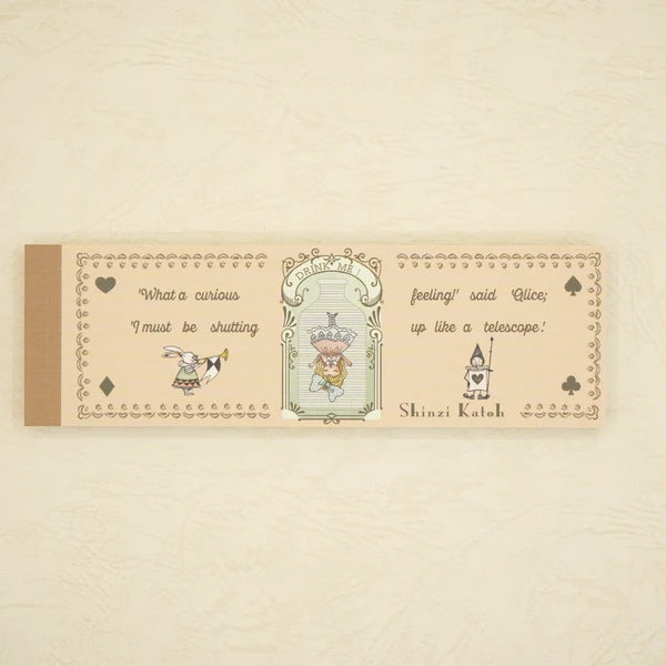 Kinose Printing Alice in Wonderland IM-01018 Mini Letter Pad