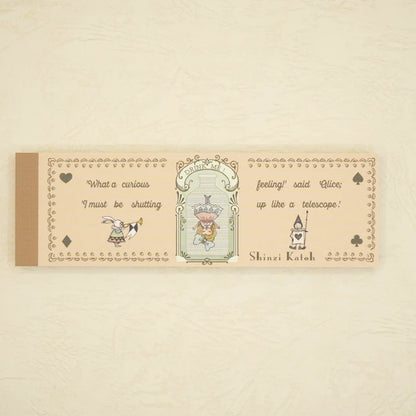 Kinose Printing Alice in Wonderland IM-01018 Mini Letter Pad