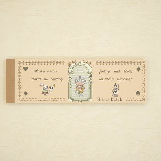 Kinose Printing Alice in Wonderland IM-01018 Mini Letter Pad
