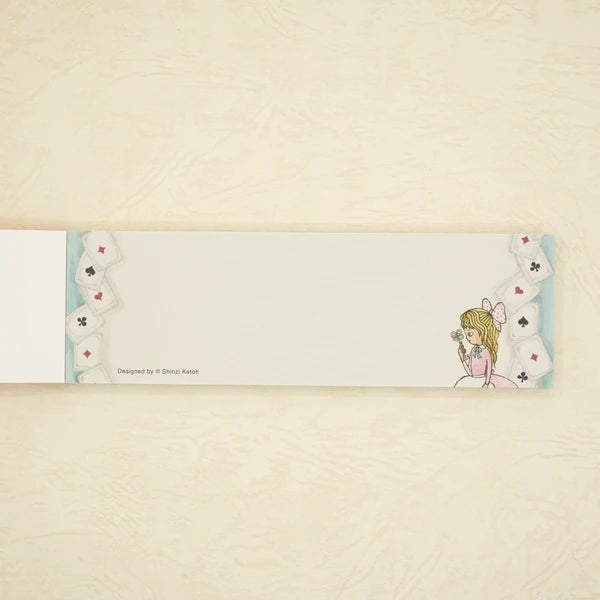 Kinose Printing Alice in Wonderland IM-01018 Mini Letter Pad