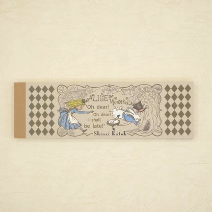Kinose Printing Alice in Wonderland Mini Letter Pad