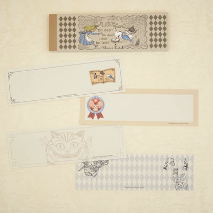 Kinose Printing Alice in Wonderland Mini Letter Pad
