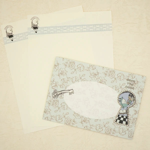 Kinose Printing Alice in Wonderland Open the Door Letter Set