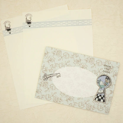Kinose Printing Alice in Wonderland Open the Door Letter Set